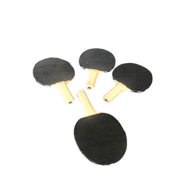 Stiga Classic 4 Player Table Tennis Set Recreational, 5-PlyBlade Red Black - Picture 3 of 4